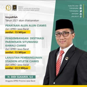 Legislator Didi Sukardi Dorong Pembangunan 4 Titik Strategis di Ciamis