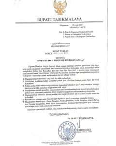 Pemkab Tasik Imbau Masyarakat Tak Belanja Berlebihan