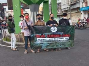 Mahasiswa Tolak Tambang Ilegal di Tasikmalaya