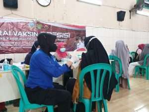Gerai Vaksin Keliling Presisi Tahap 2 di Pontren Persis 67 Benda Kota Tasik