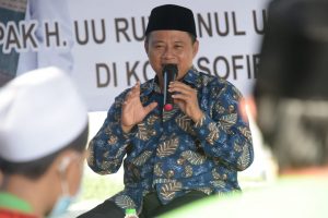 Uu Ruzhanul Memotivasi Langsung Kafilah STQH Jabar
