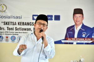 Toni Setiawan Sosialisasikan Empat Pilar Kebangsaan kepada para tenaga pendidik 