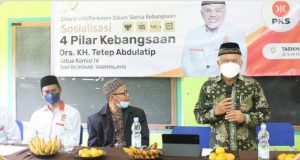 Tetep Abdulatip Ajak Warga Bantarkalong Amalkan Empat Pilar Kebangsaan