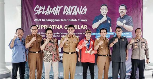 Herry Dermawan Sambut Kedatangan Cukink, Atlit Kebanggan Ciamis