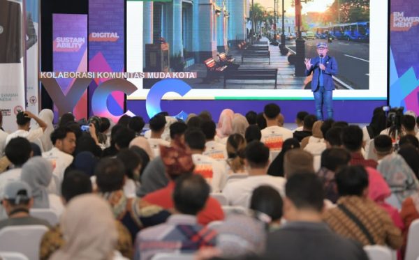 Ridwan Kamil Dukung Penyediaan Ruang Publik Pemuda Bisa Berkreasi di Youth City Changers