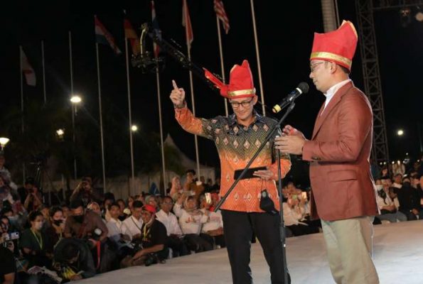 Pembukaan MIEFF Bikin “Menyala” Masjid Kubah 99 Karya Ridwan Kamil
