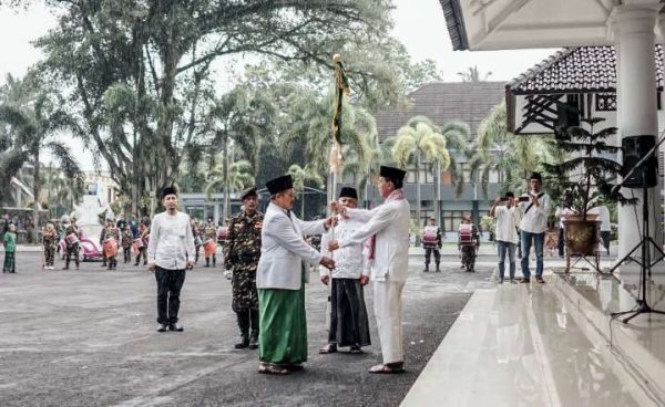 Johan Dampingi Bupati Ciamis Gelar Kirab Resolusi Jihad