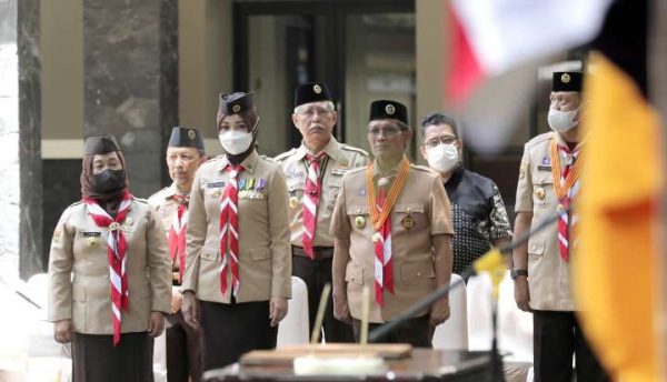 Pramuka Jabar Respons Ancaman Resesi 2023 Melalui Gerakan Menanam Bersama