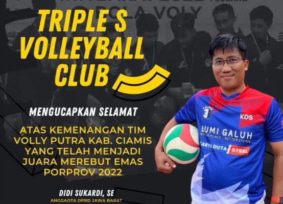 Tim Voli Putra Ciamis Sabet Medali Emas, Didi: Sungguh Membanggakan