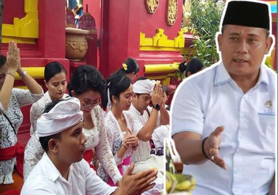 Johan Tanggapi Ritual Pemuka Hindu Bali di Astana Gede