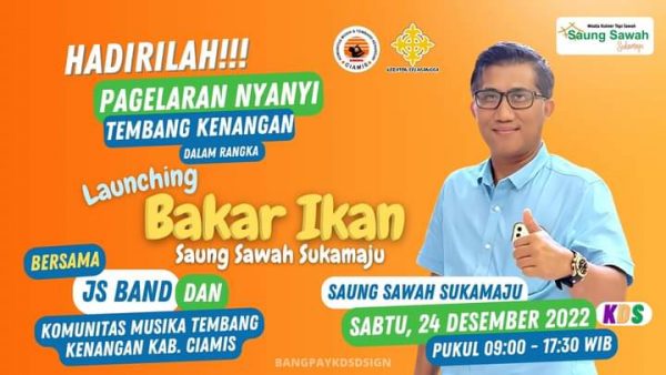 Launching Menu Ikan Bakar, Saung Sawah Sukamaju Hadirkan Pagelaran Tembang Kenangan