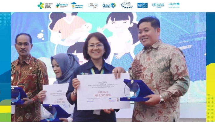 Imunisasi Polio Kabupaten Purwakarta Capai 101 Persen