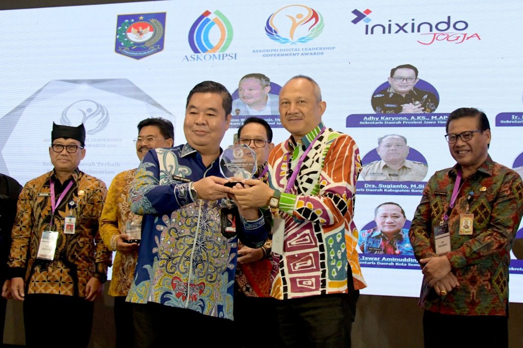 Setiawan, Sekda Provinsi dengan Kepemimpinan Digital Terbaik versi ADLG