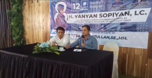Caleg PAN Kota Bandung Ingatkan Warga soal Pinjol, Bank Emok & Paylater