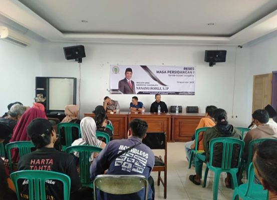 Nanang Romli Tampung Aspirasi Masyarakat Leuwisari