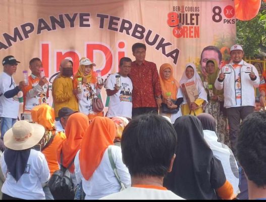 Kampanye Terbuka Caleg PKS, Indra-Didi Suguhkan Gagasan Visioner