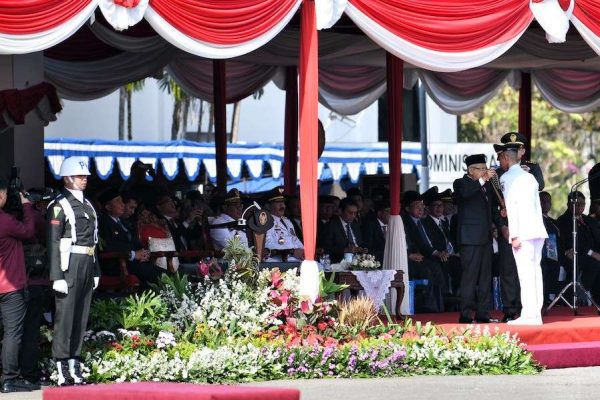 Lantik 1.079 Pamong Praja Muda IPDN, Ma’ruf Amin Berpesan Tinggalkan Birokrasi Berbelit