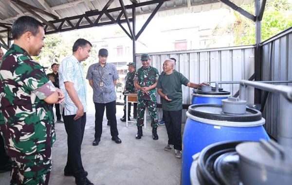 Apresiasi Bey Machmudin atas Inovasi Pengelolaan Sampah di Markas Seskoad