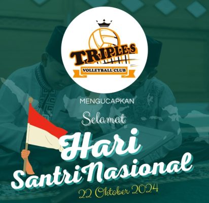 Akademi Voli Triple S Gaungkan Spirit Hari Santri Nasional