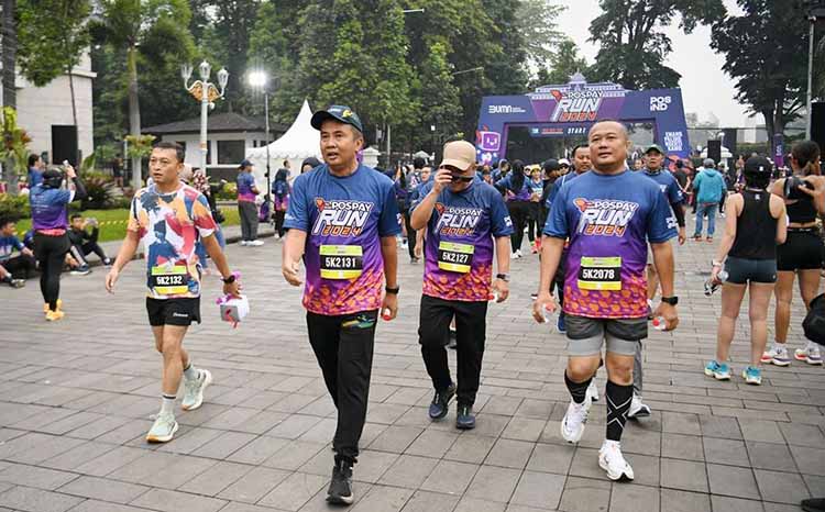 Bey Kampanyekan Hidup Sehat Melalui POSPAY RUN 2024