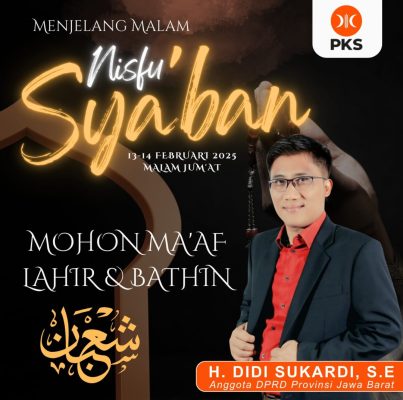 Didi Sukardi Ajak Masyarakat Hidupkan Malam Nisfu Sya’ban