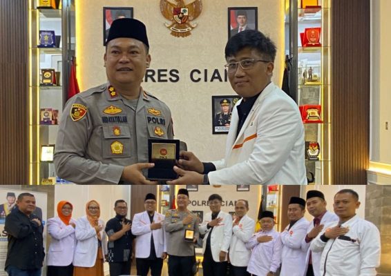 PKS Ciamis Sowan ke Polres, Siap Kolaborasi Jaga Kondusivitas Daerah